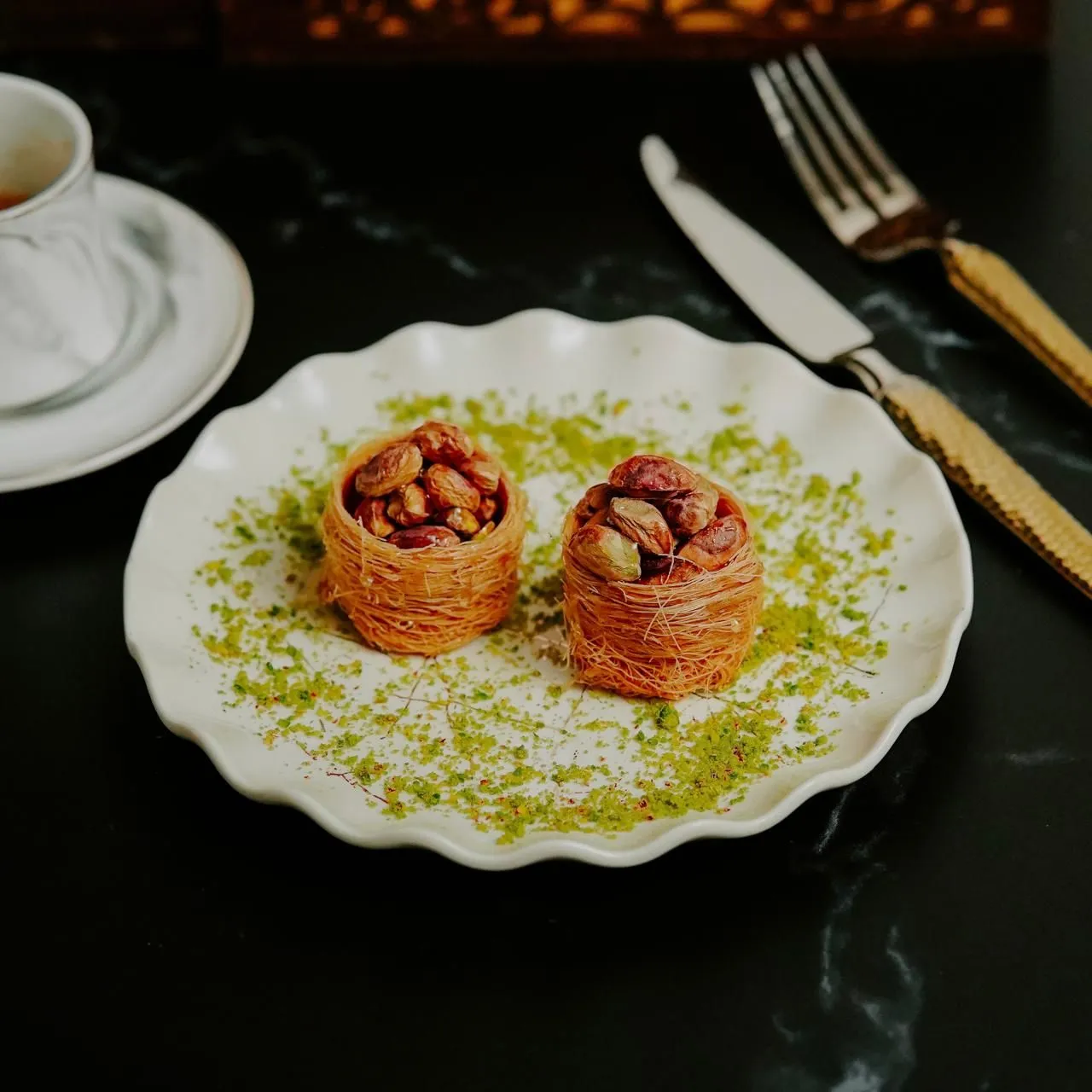 Pistachio nest