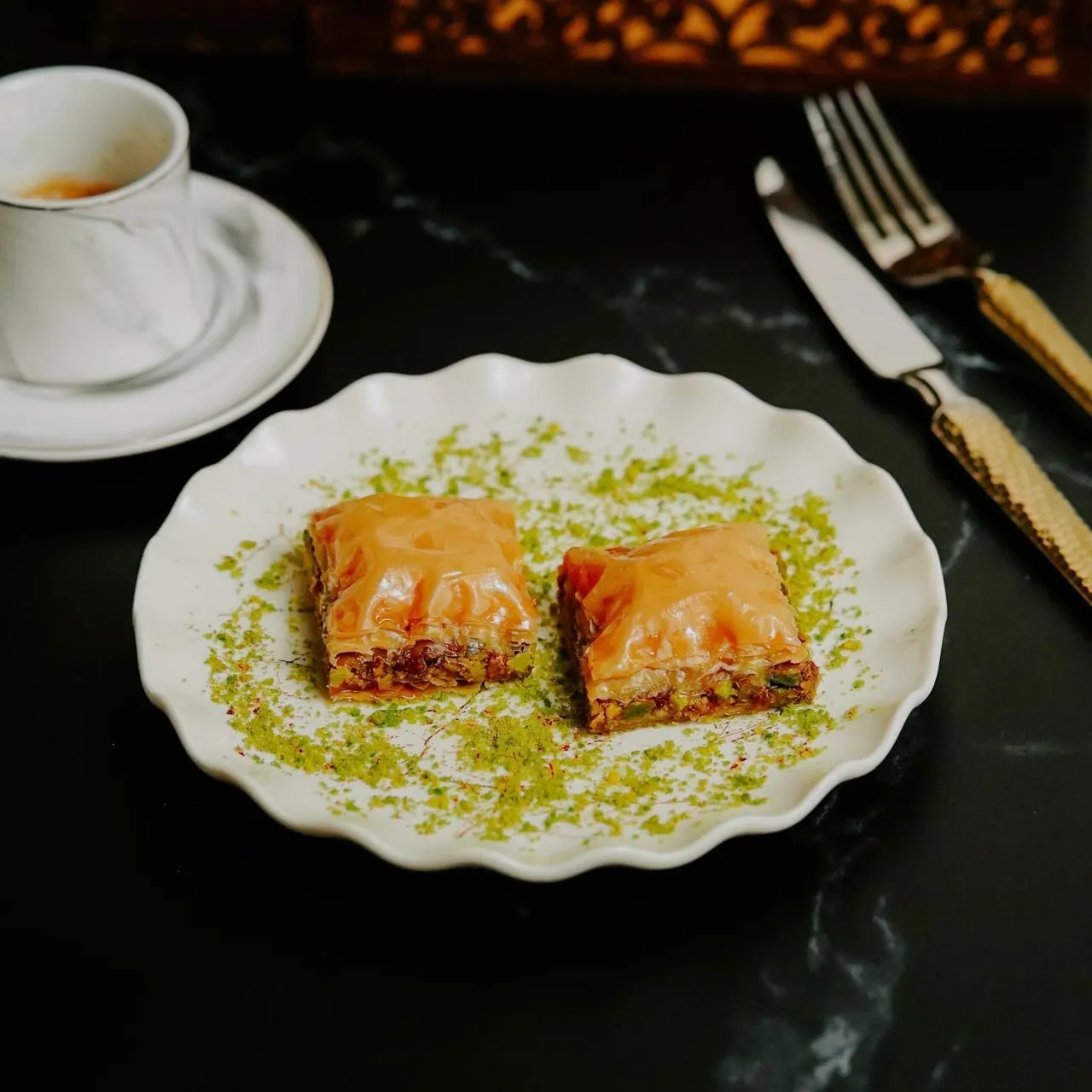 Pistachio baklava