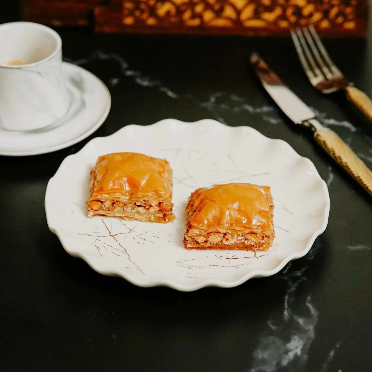 Almond baklava